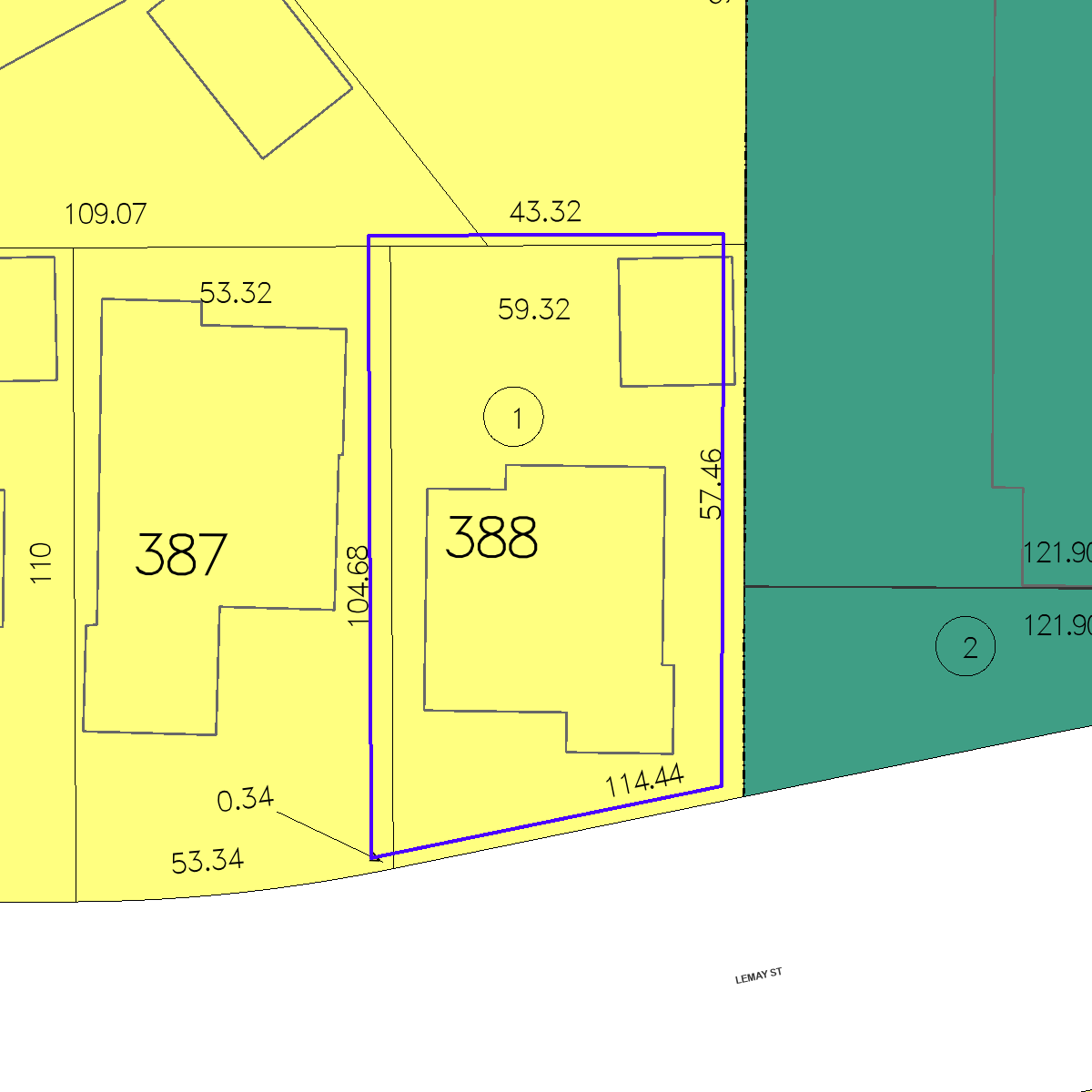 ZIMAS property map