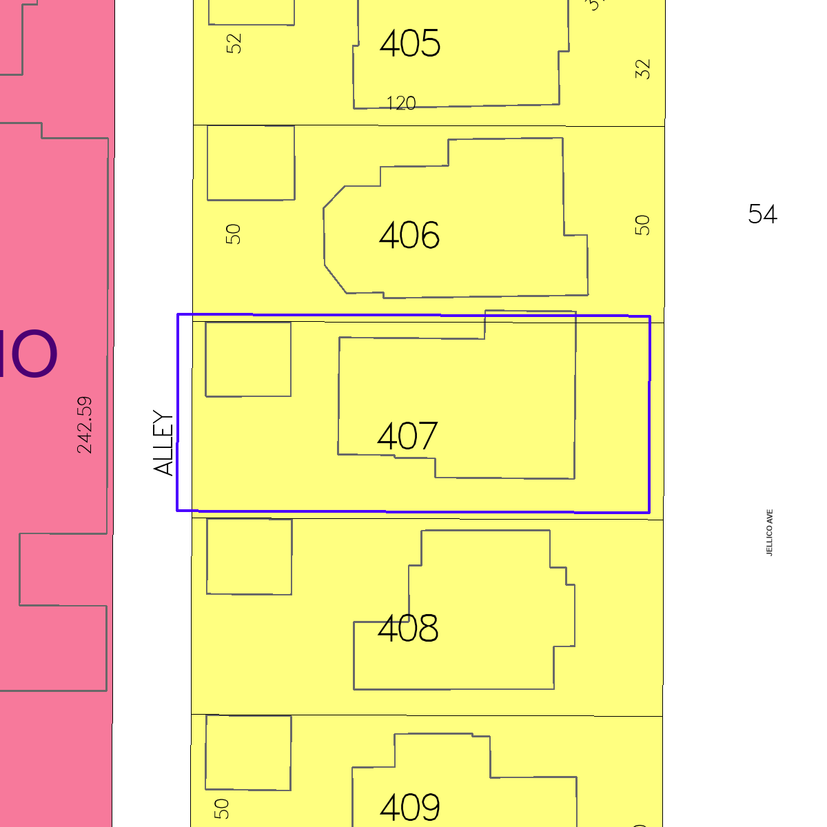 ZIMAS property map