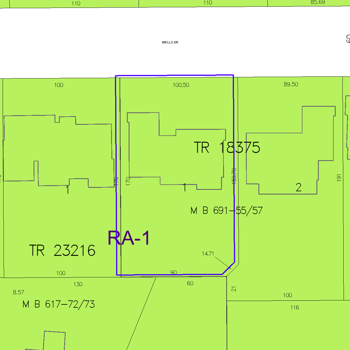 ZIMAS property map