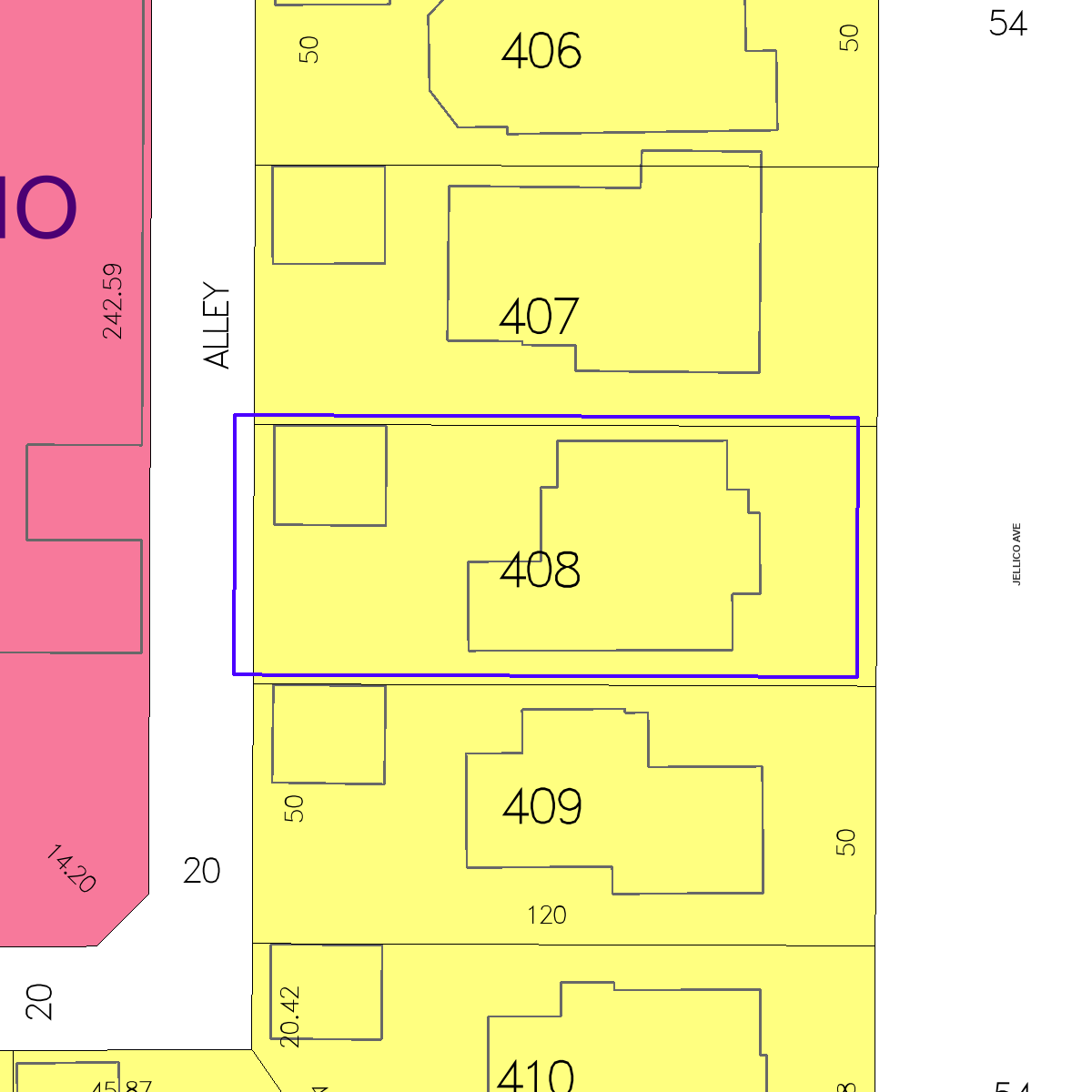 ZIMAS property map