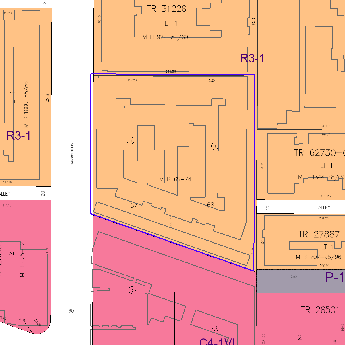 ZIMAS property map