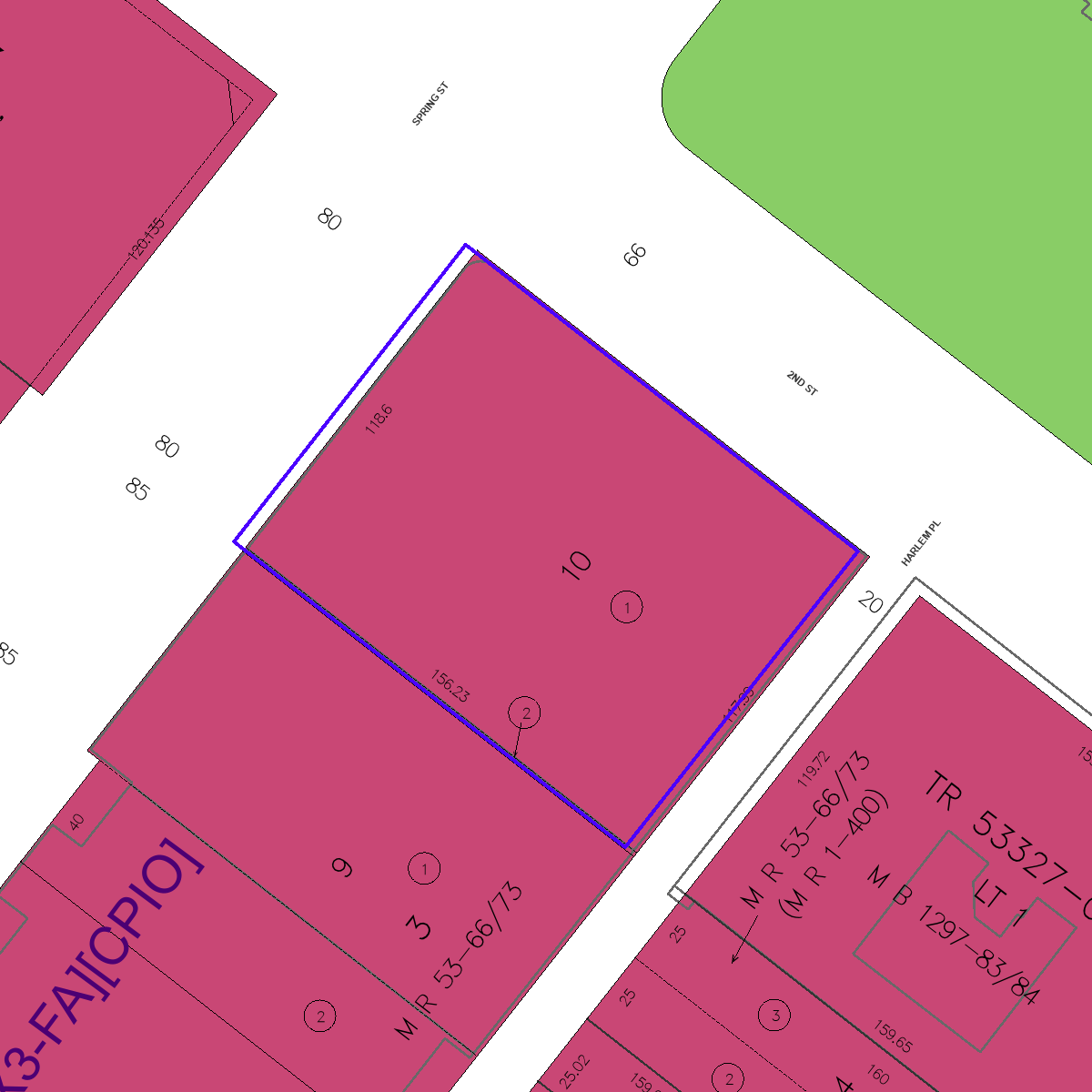 ZIMAS property map