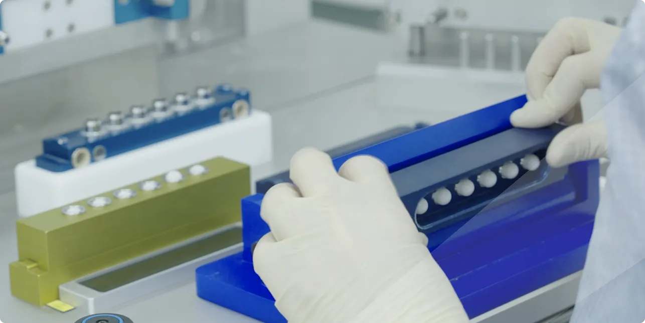 technician packaging epitomee capsule