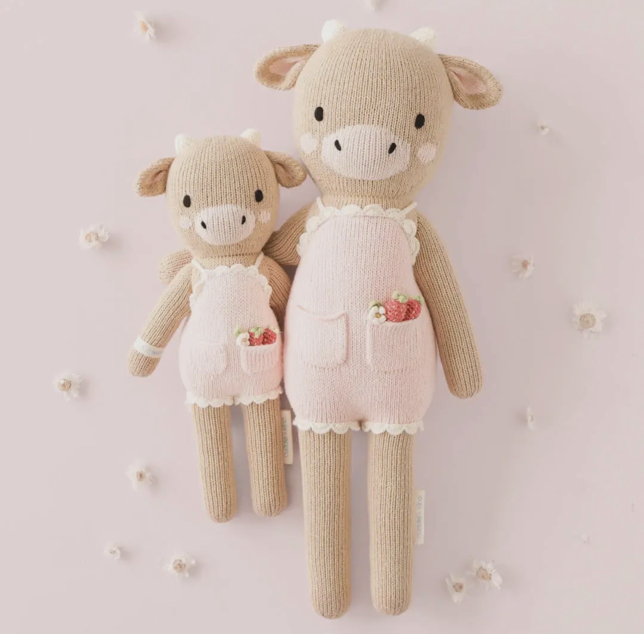 Ava the cow (powder pink)- 20"