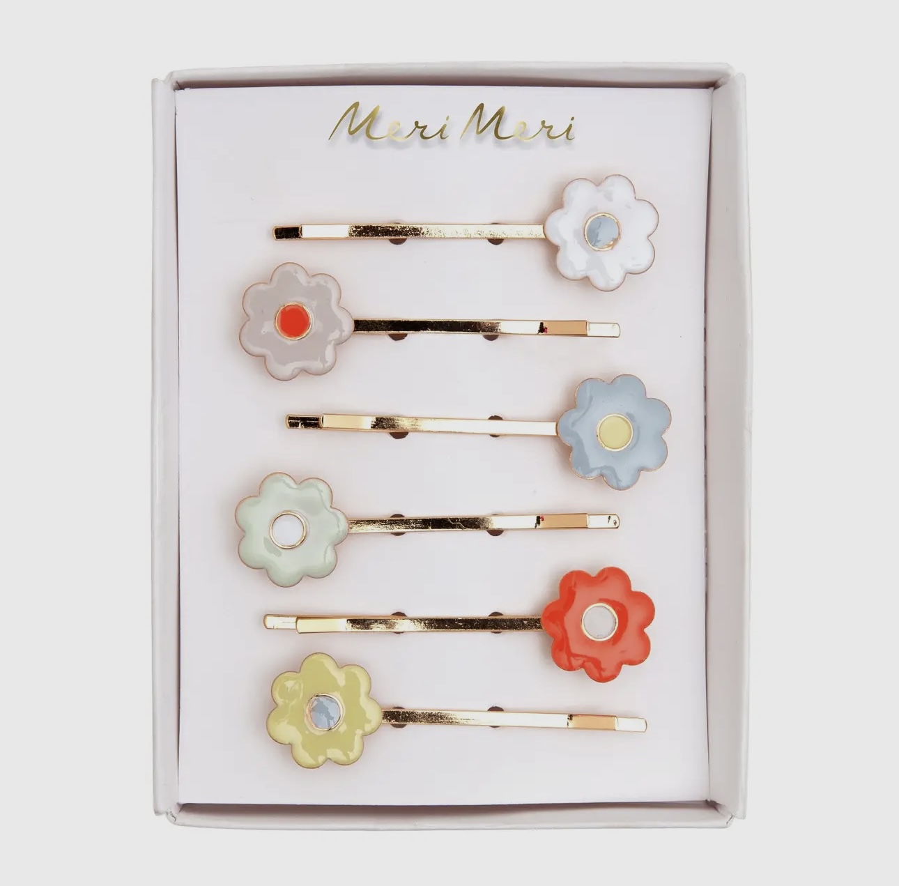 Daisy Enamel Hair Clips