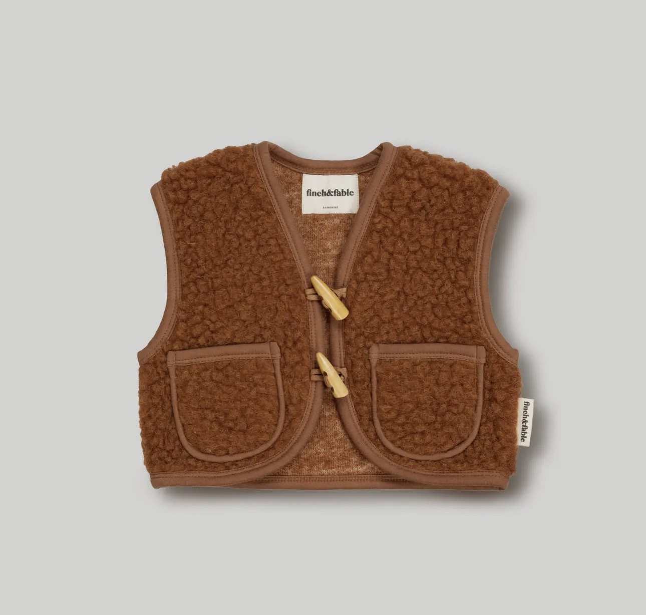 Finch & Fable-Wool Sherpa Vest