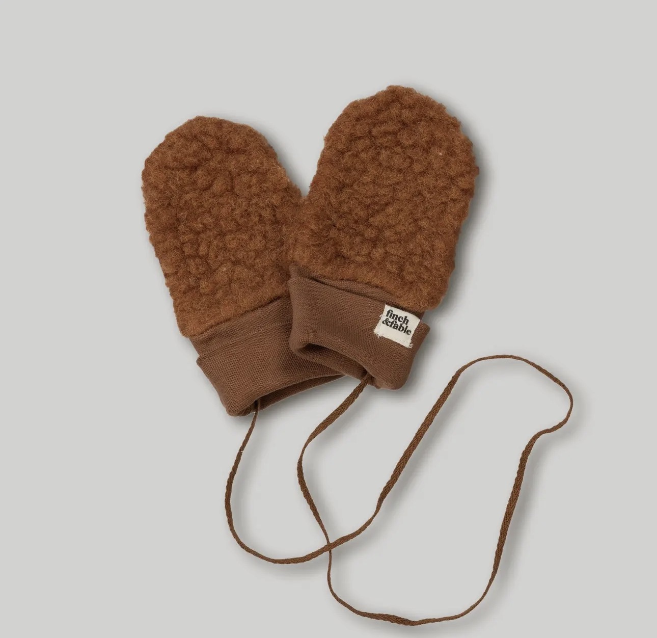Finch & Fable- Wool Sherpa Mittons