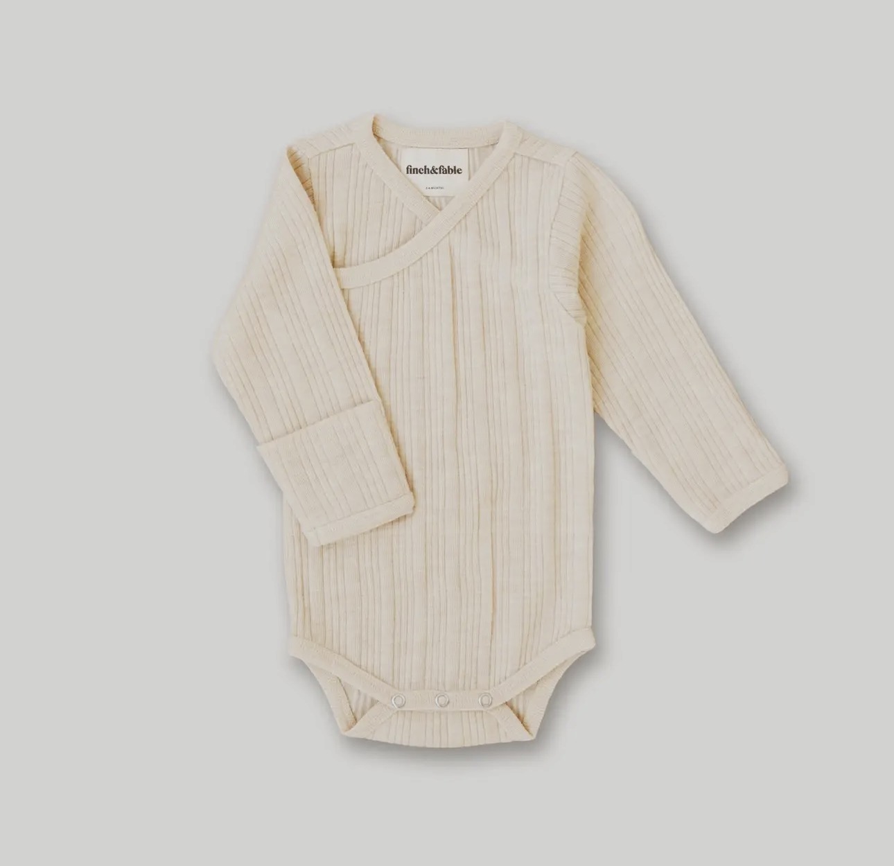 Finch & Fable- wool-rib bodysuit