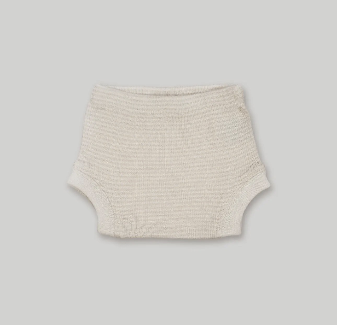 Finch & Fable- wool rib bloomers- oatmeal stripe
