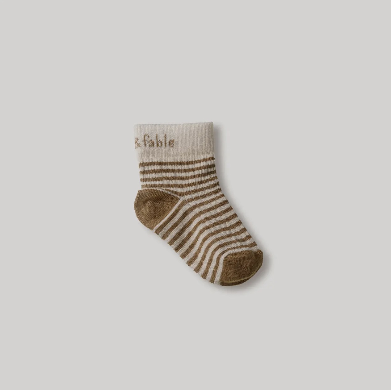 Finch & Fable- socks- bronze stripe