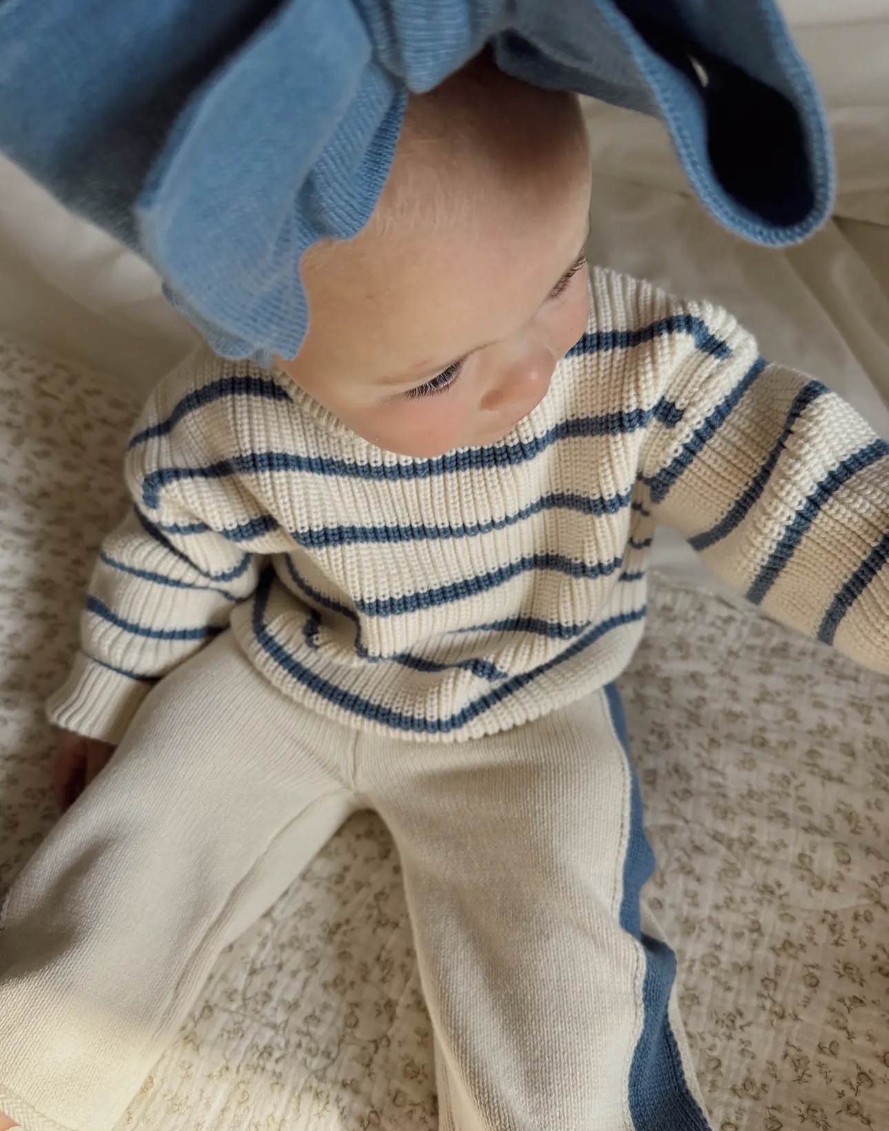 Luna+Luca- chunky knit striped sweater 