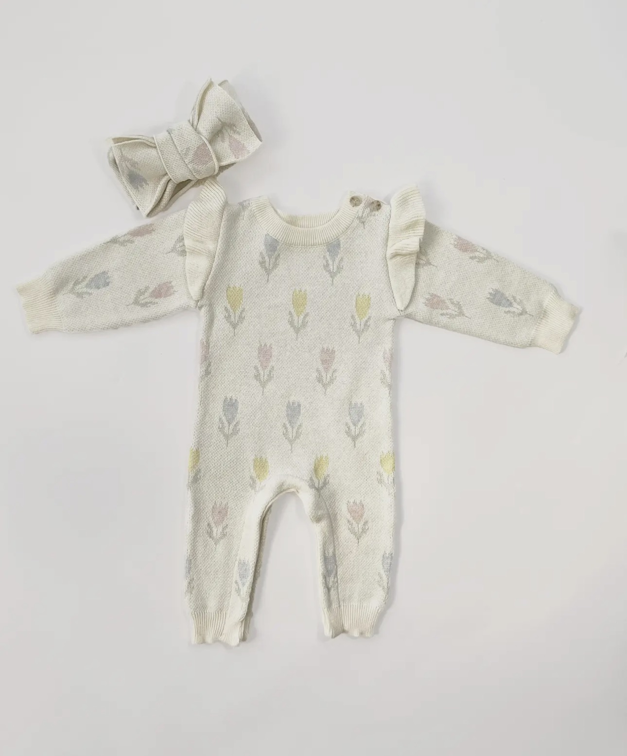 Luna+Luca- tulip jacquard jumpsuit