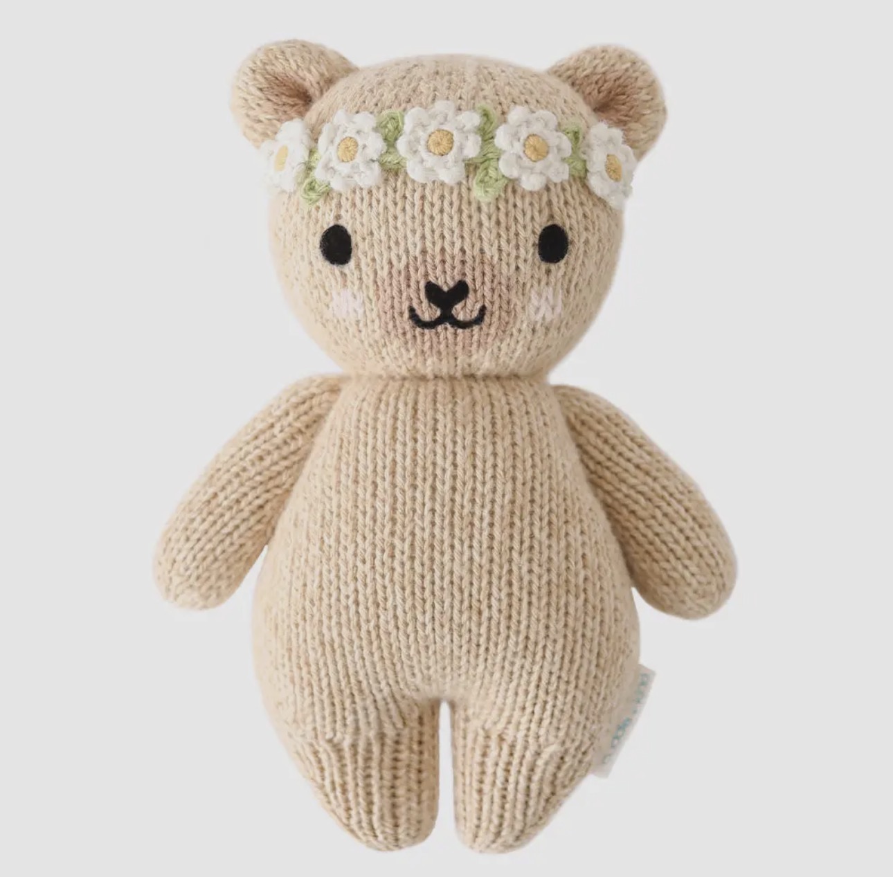 Cuddle+Kind- ivory floral honey bear