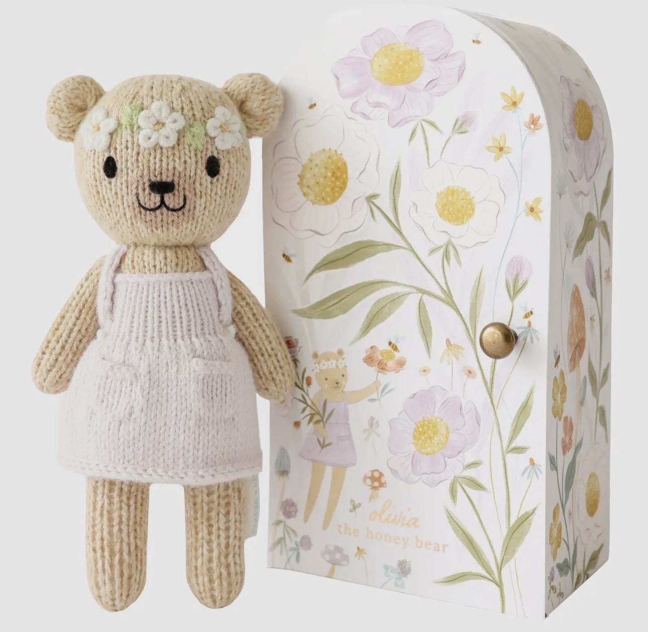 Cuddle+Kind- Tiny Olivia the honey bear