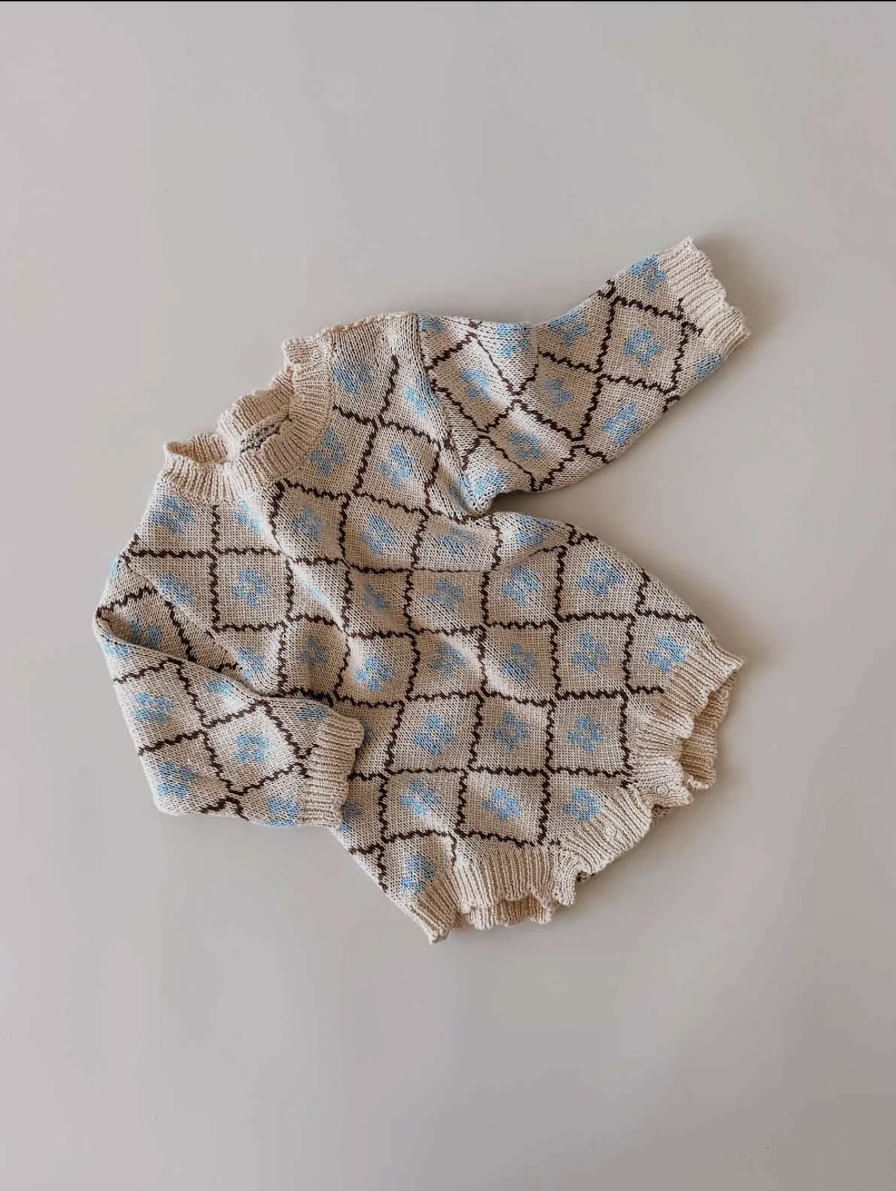 FRECKLES the label- cotton knit romper