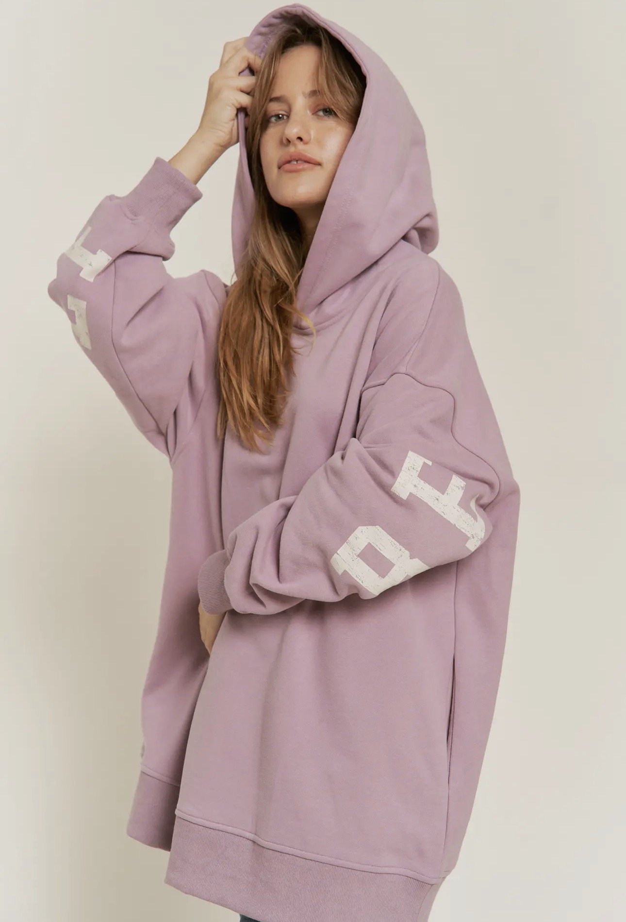 Be yourself hoodie- Lavender