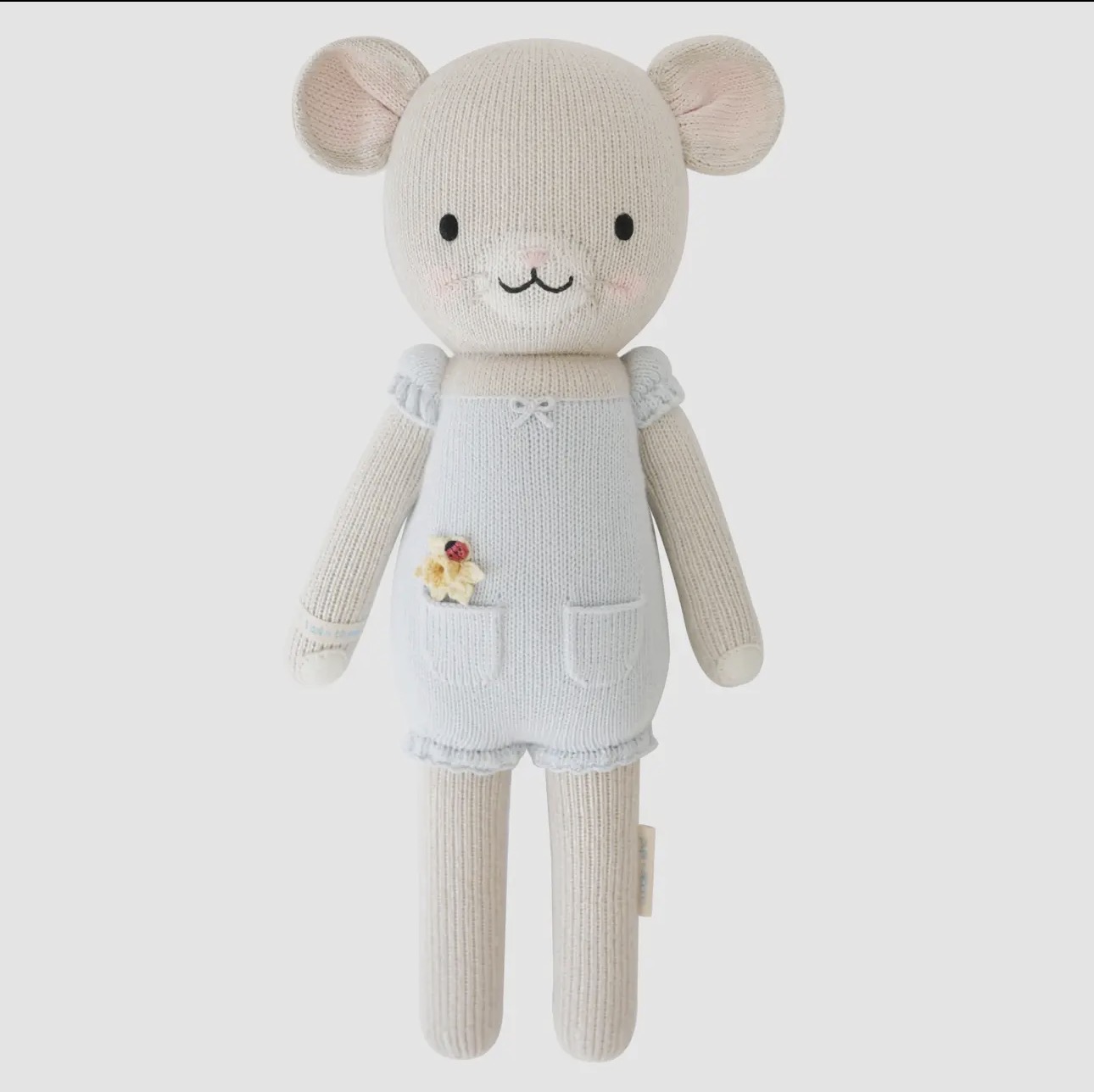 Cuddle+Kind- Beatrice the mouse (periwinkle) - Regular - 20"