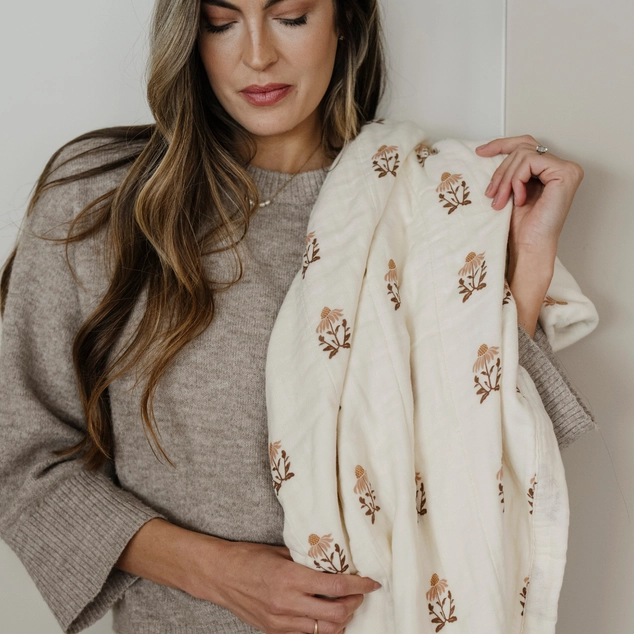 Saranoni - Bamboo Rayon Muslin XL 4-Layer Quilts - Clara