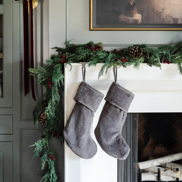 Saranoni - Grand Faux Fur Stockings - Fawn 