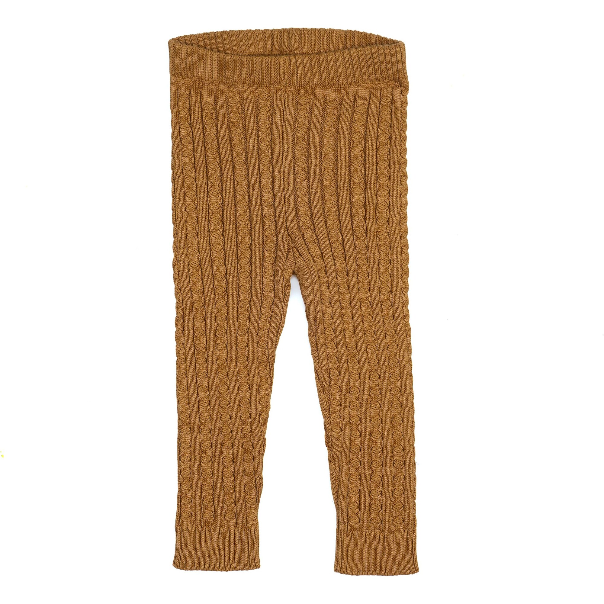 Wild Wawa - Cable Knit Leggings - Ginger 
