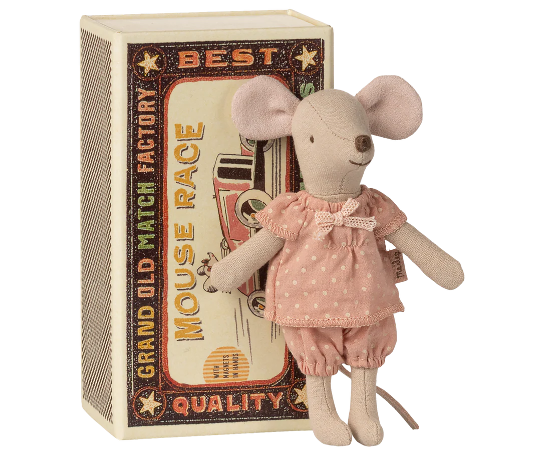 Maileg - Big sister mouse in matchbox 