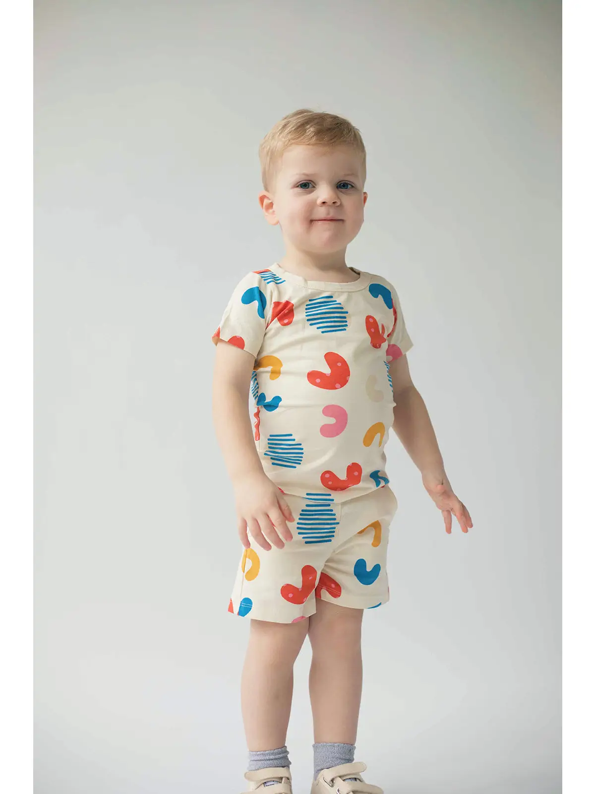 Good Apples Kids - T-Shirt Set in Macaroni 