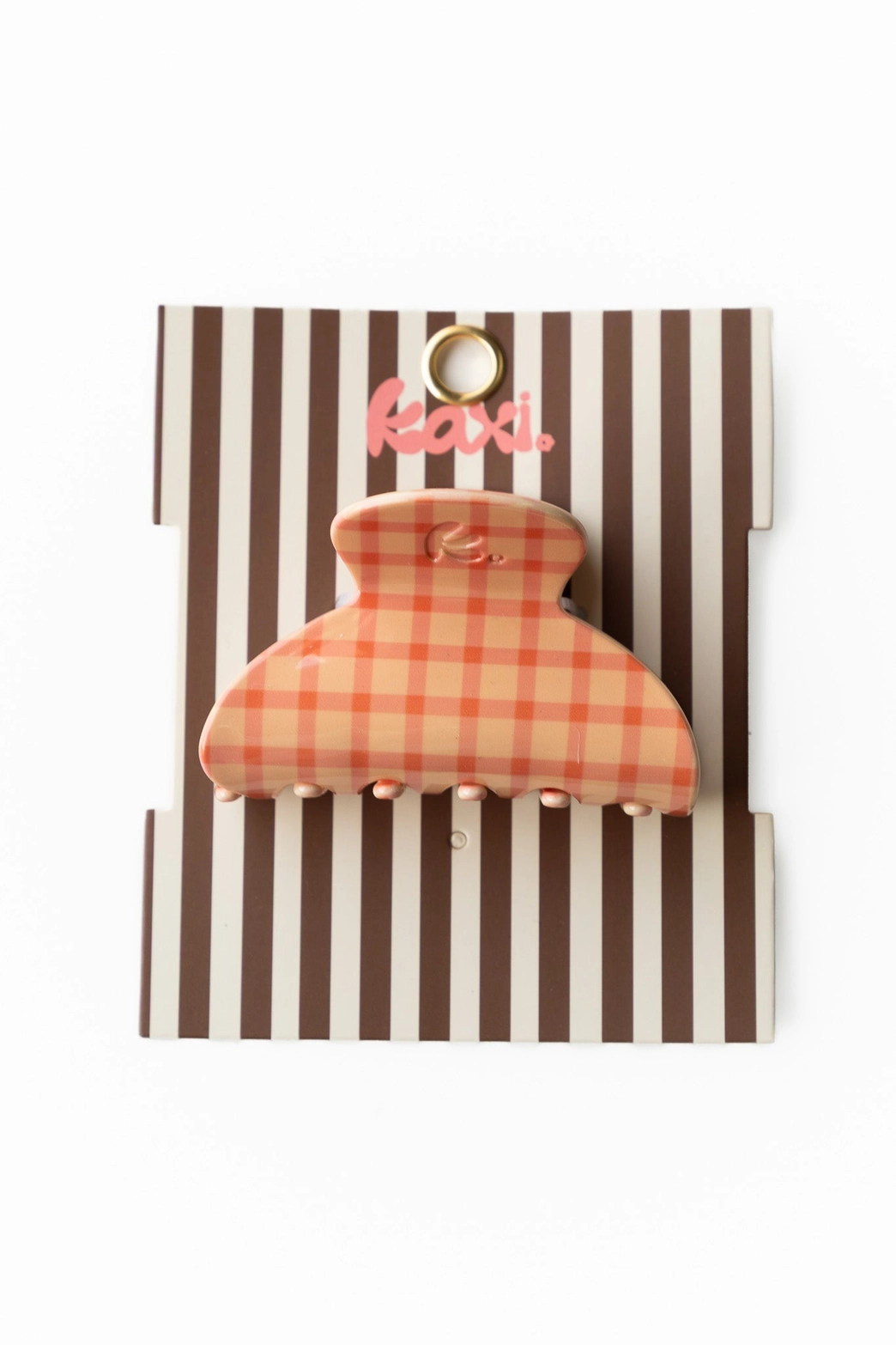 Kaxi Co - Girlhood midi claw - Pink Plaid 