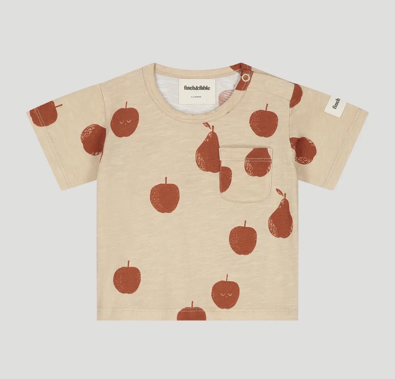 Finch & Fable-Apple and Pear cotton t-shirt
