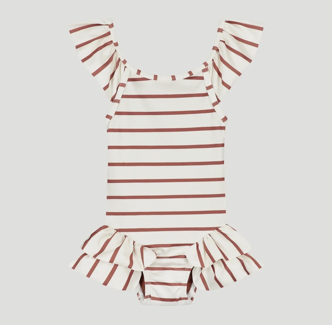Finch & Fable- Maple striped bathing suit
