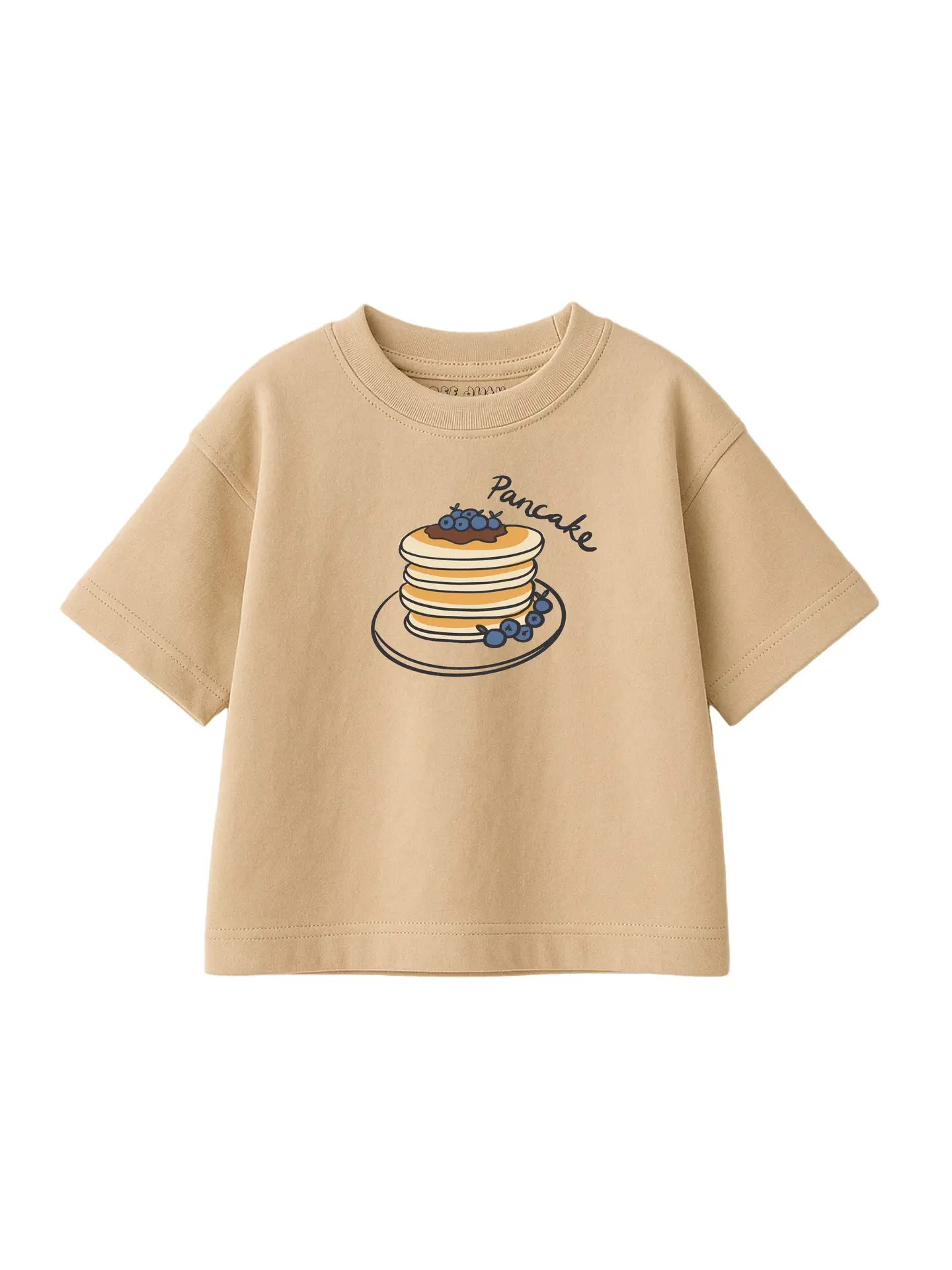 Luna and Luca- pancake stack tee