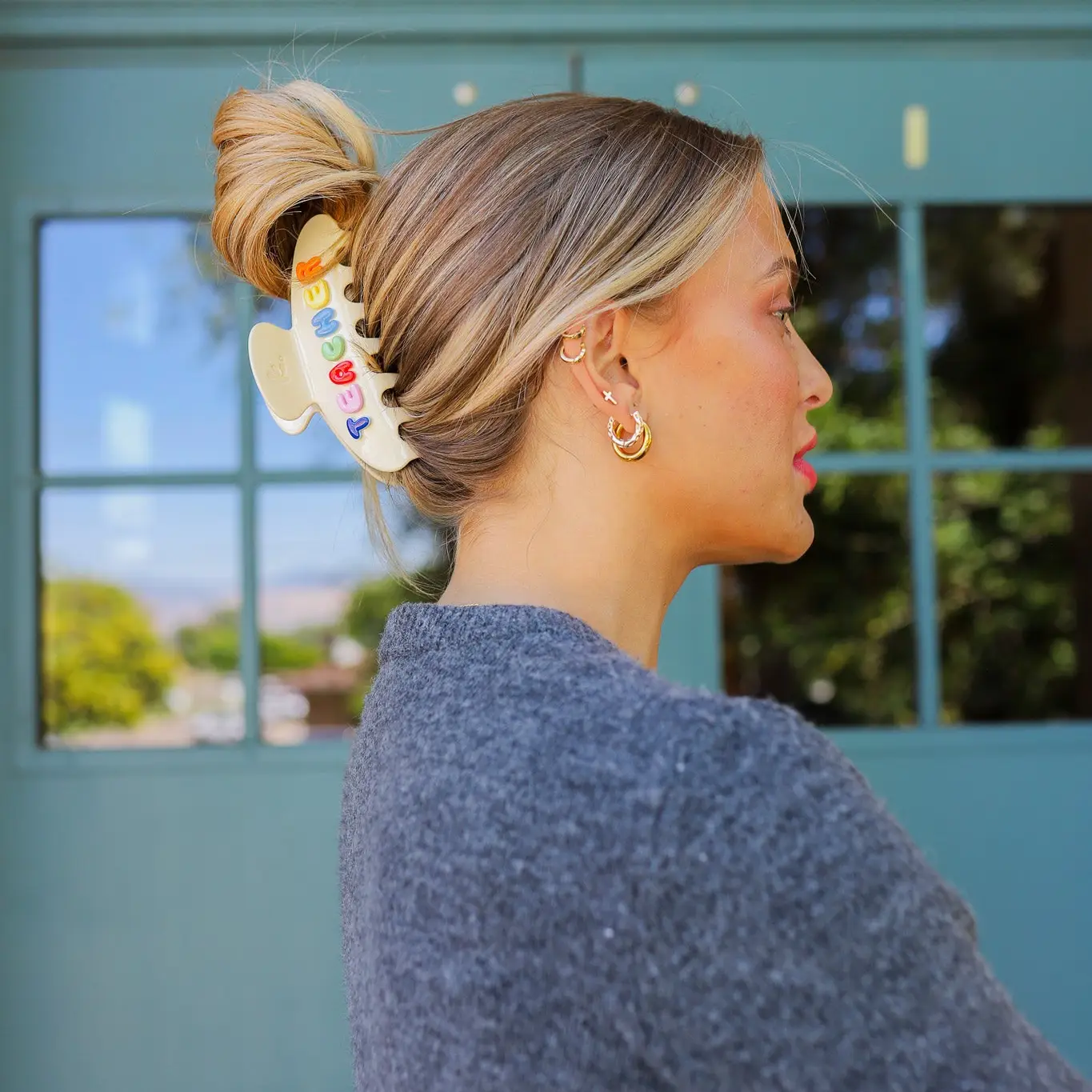 Kaxi-midi colorful teacher claw clip