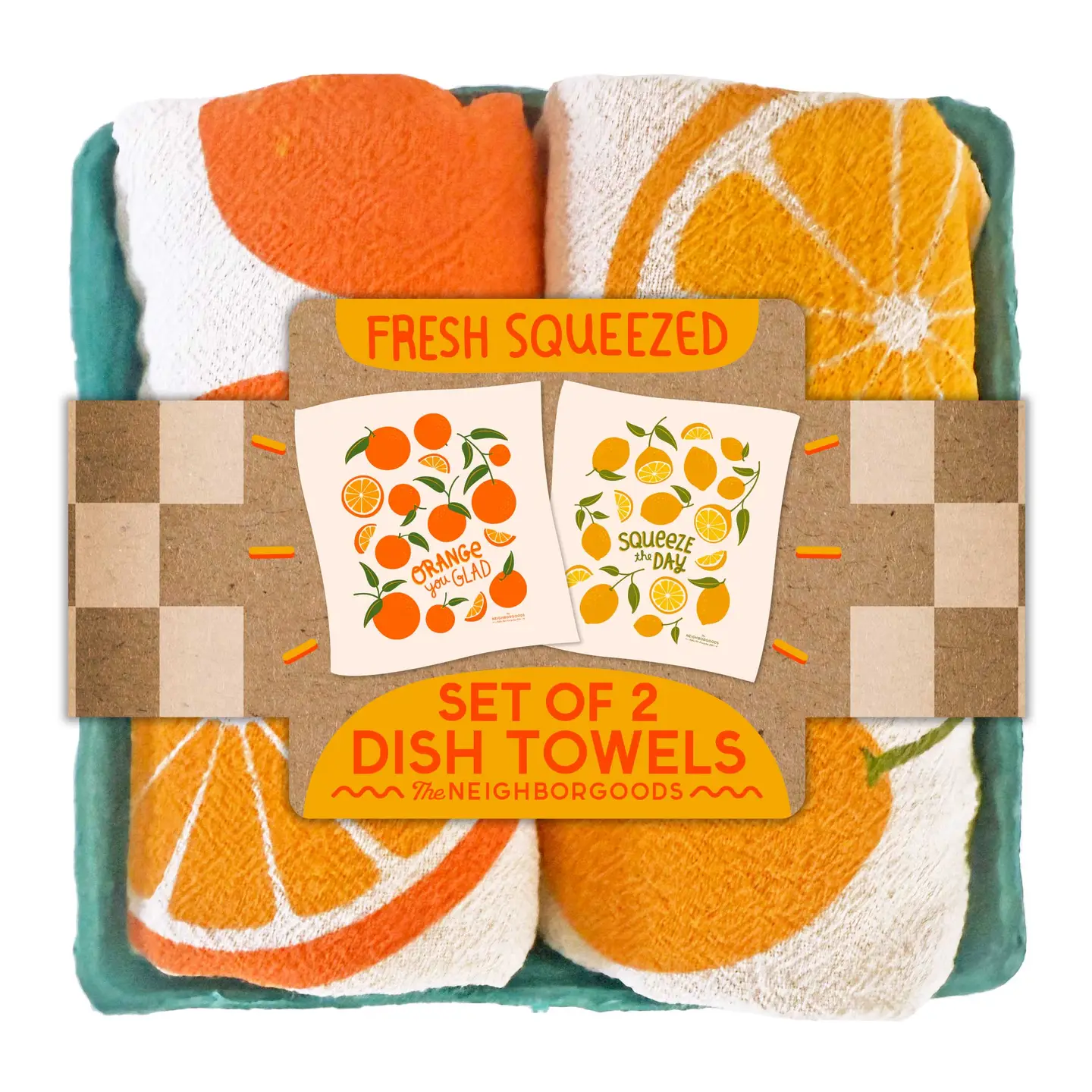 The Neighborgoods- fresh squeezed towel set