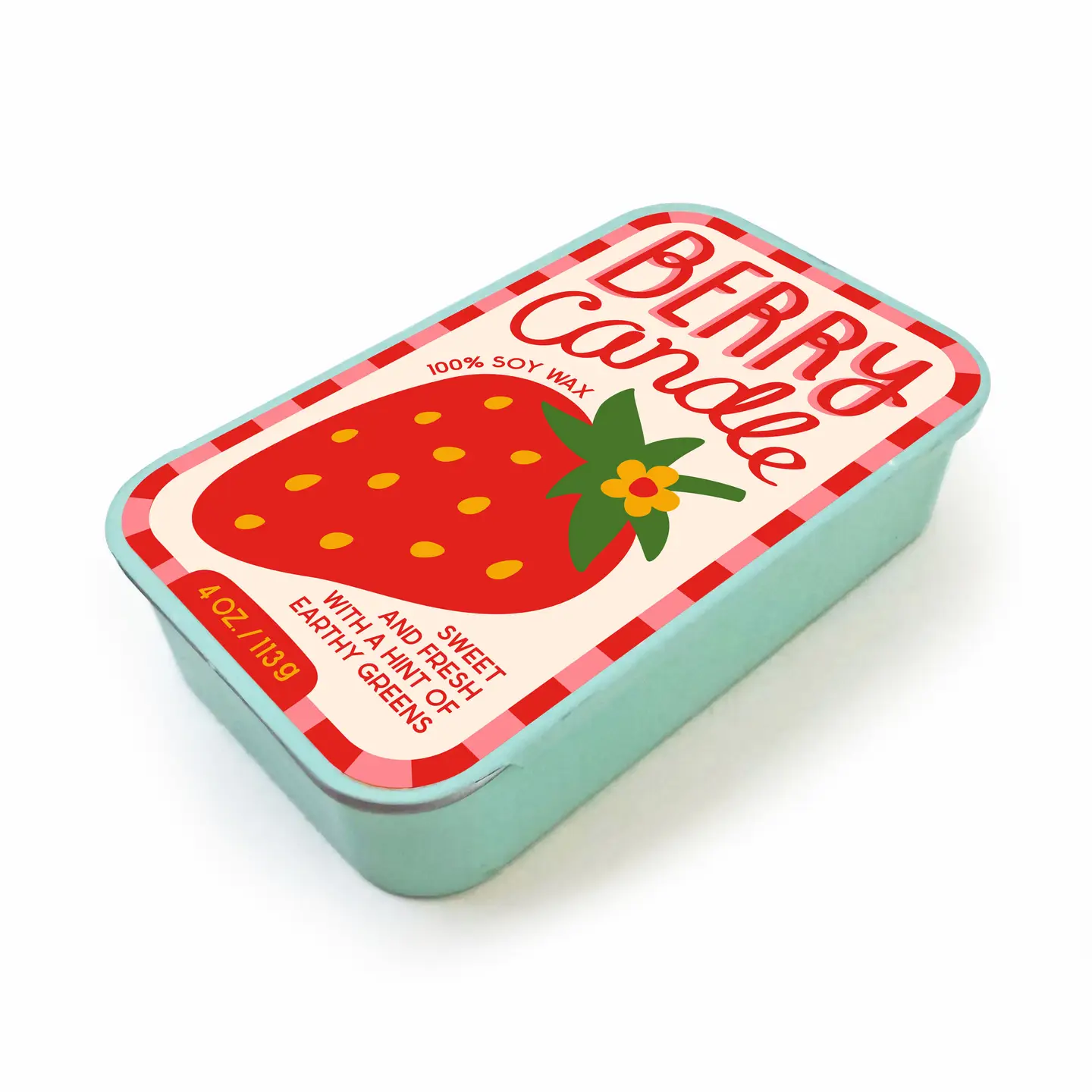 The Neghborgoods- strawberry candle
