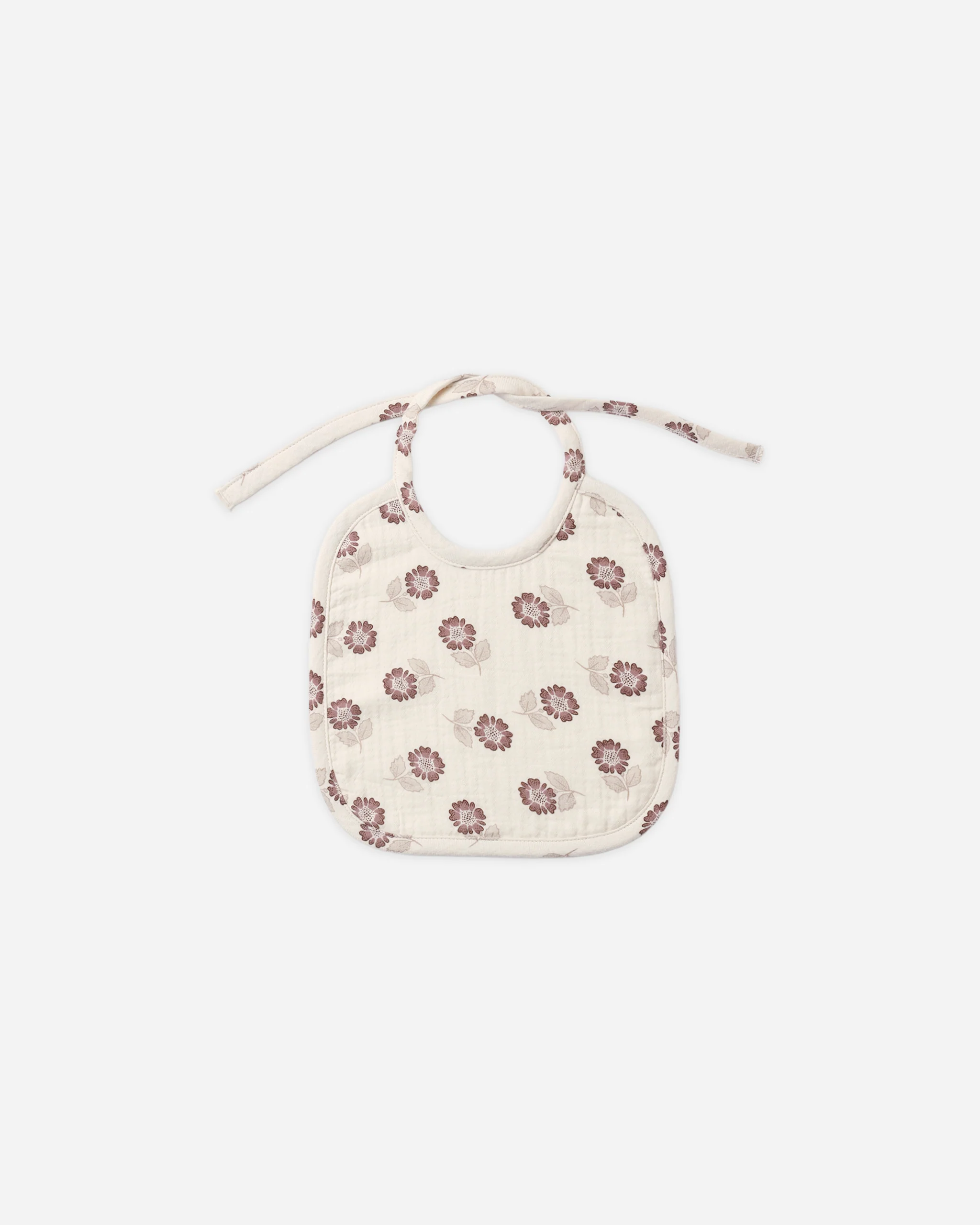 Quincy Mae - Woven Tie Bib - Fall Floral 