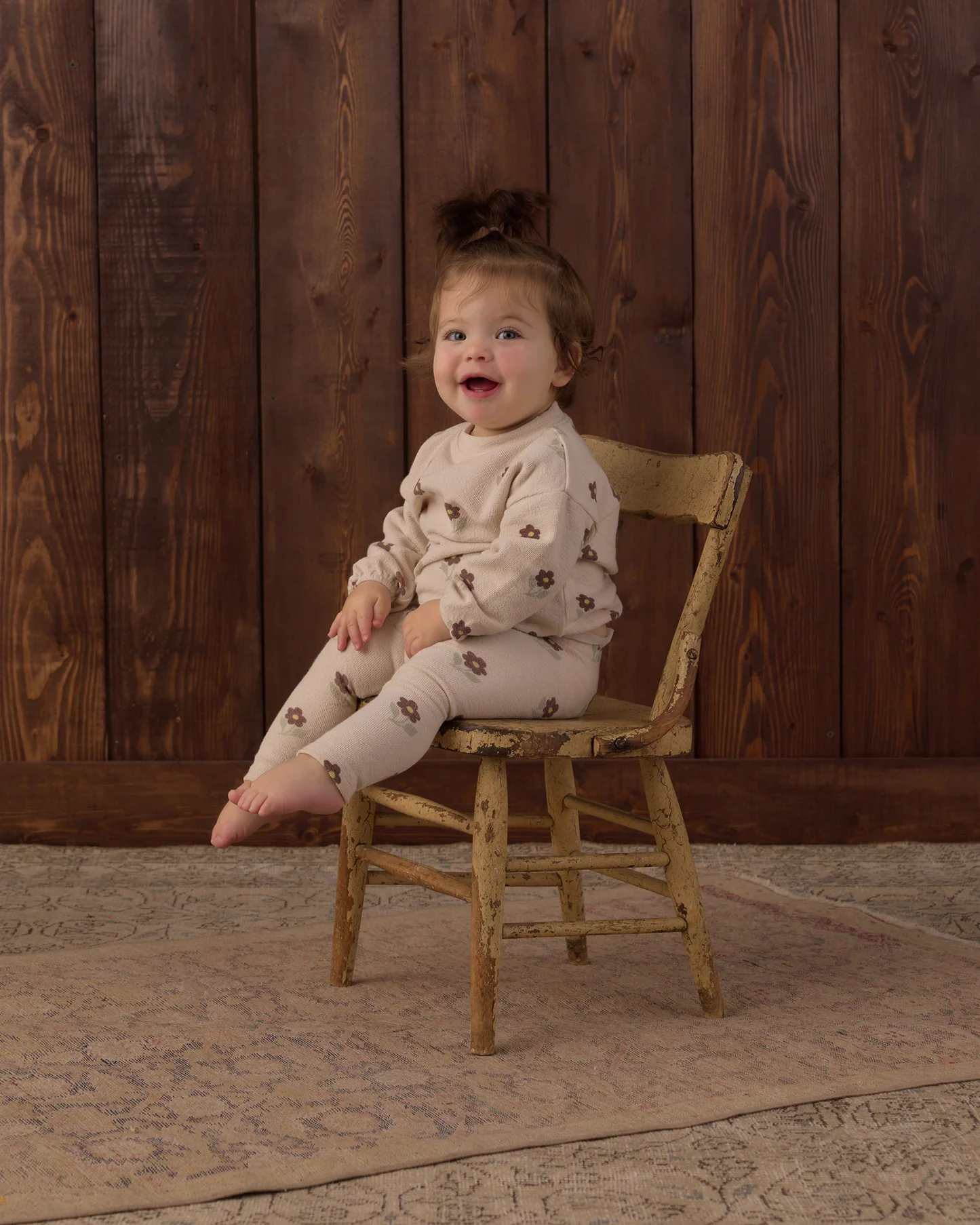 Rylee + Cru - Spongey Knit Set Petal Daisy 