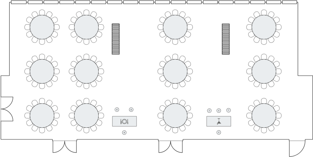 Banquet Rounds (Biscayne)