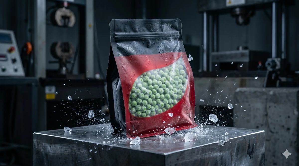 Frozen food packaging formats: pillow bag, stand-up pouch, and lidding film