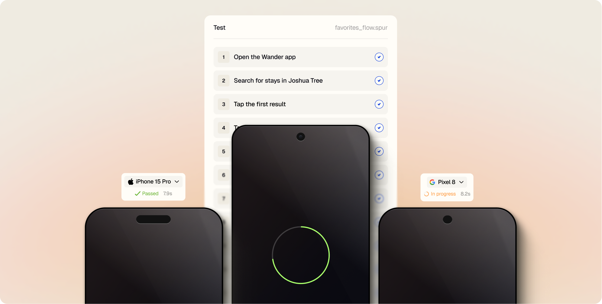 Automated mobile QA for iPhone, Samsung and Google Pixel