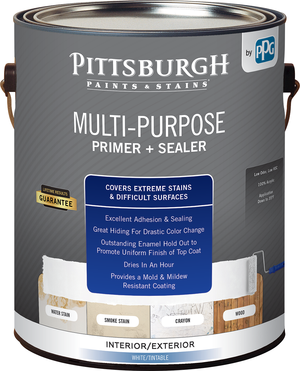 PITTSBURGH PAINTS & STAINS® MULTI-PURPOSE  Interior/Exterior Primer + Sealer