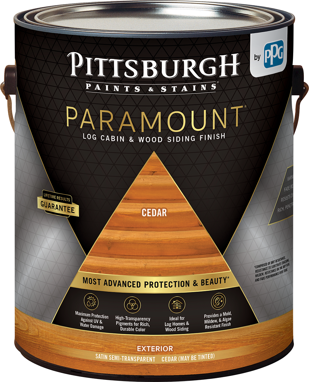PITTSBURGH PAINTS & STAINS® PARAMOUNT™ Log Cabin & Wood Siding Finish