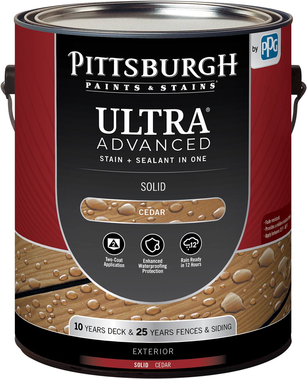 PITTSBURGH PAINTS & STAINS® ULTRA Advanced Exterior Solid Color Stain & Sealant