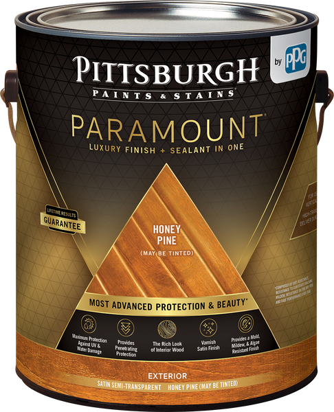 PITTSBURGH PAINTS & STAINS® PARAMOUNT™ Exterior Luxury Finish & Sealant In One