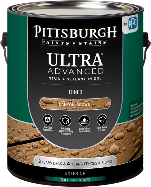 PITTSBURGH PAINTS & STAINS® ULTRA Advanced Stain & Sealant Toner - Acrylic Oil