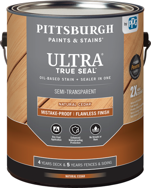 Pittsburgh Paints & Stains® Ultra® True Seal™ Oil-Based Stain and Sealer