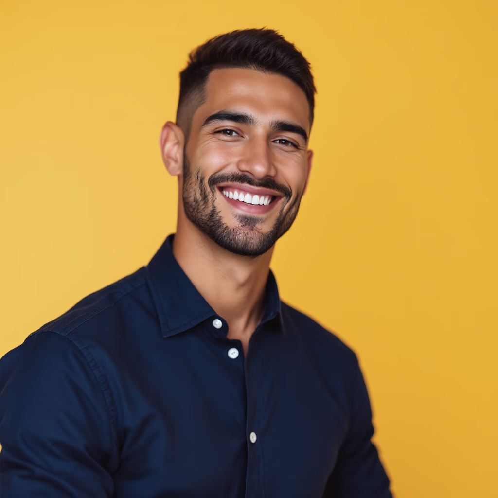 [headshot] image of satisfied customer (for a ceramic studio)