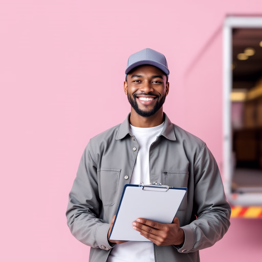 [team] image of team member (for a trucking company)