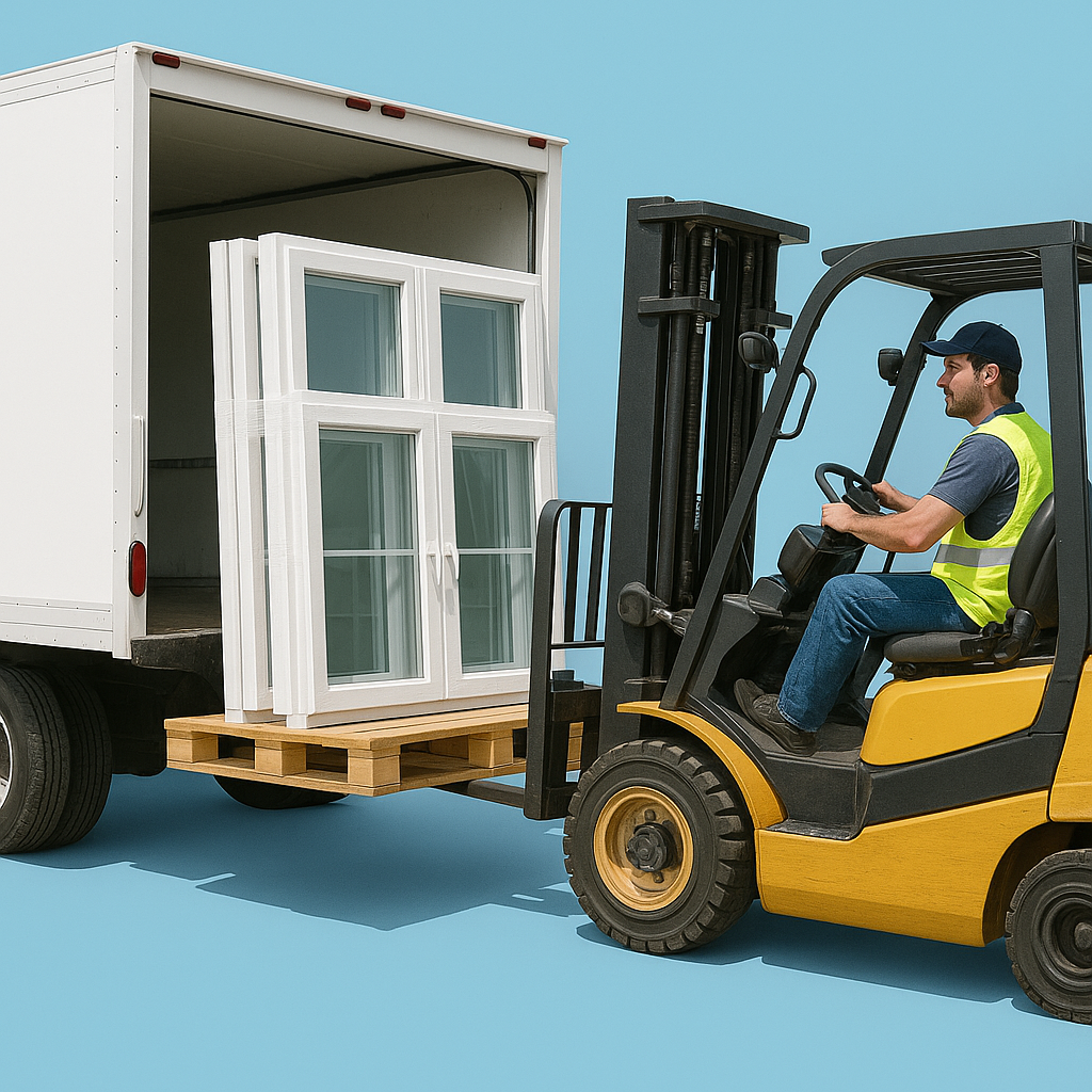 image of loading cargo