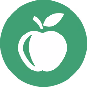 Icon of an apple