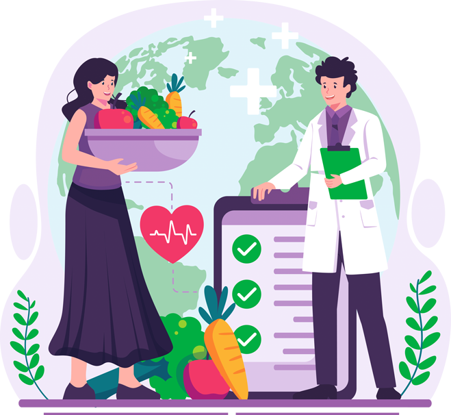 Illustration of MedChefs AI home screen 