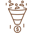 sales funnel icon